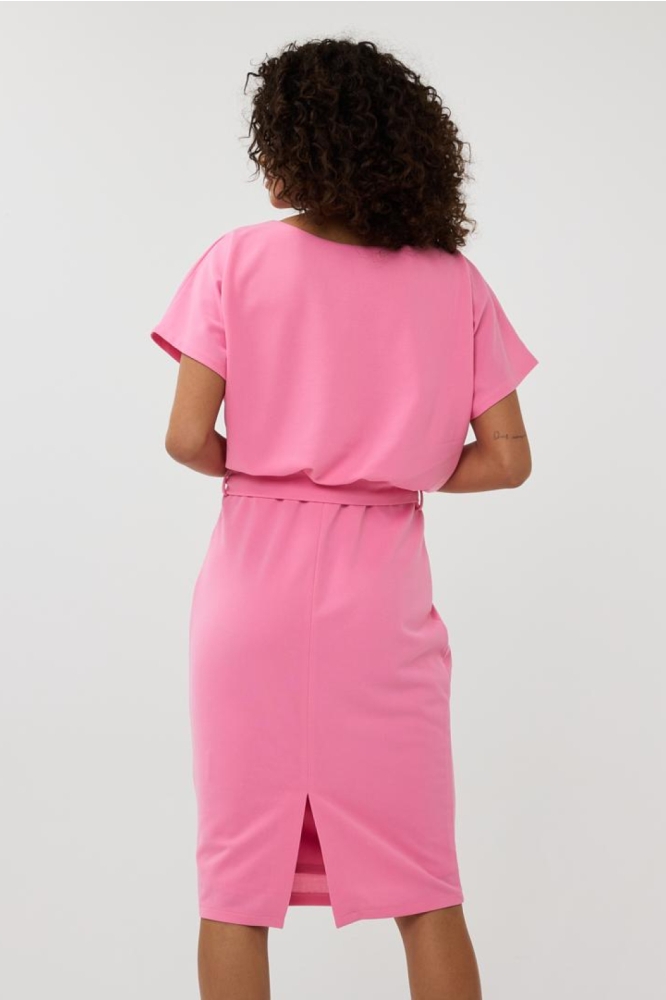 DRESS BATSLEEVE SP25 05011 420 Rose